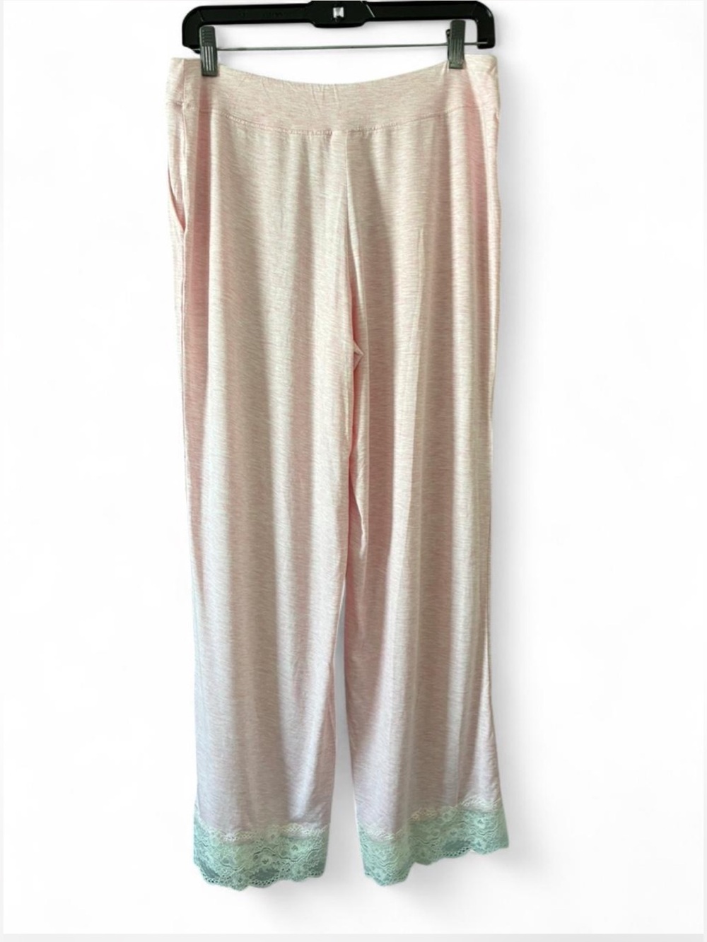Soma NWT Cool Nights Pink Lace-Hem Pajama Pants Size Medium - Picture 4 of 7